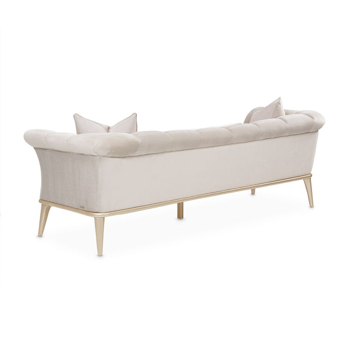 AICO Yvette Sofa in Porcini Medium Champagne - Visions in Furniture (La Mirada, CA)
