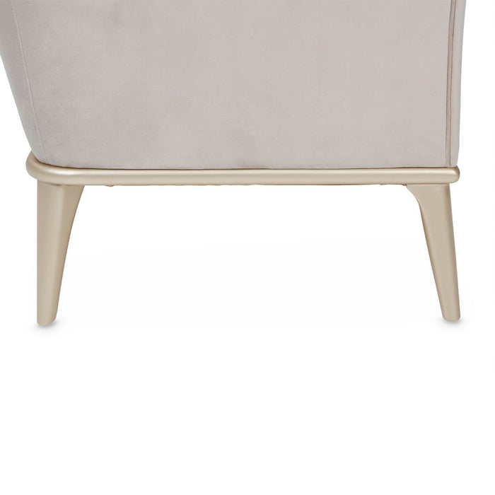 AICO Yvette Sofa in Porcini Medium Champagne - Visions in Furniture (La Mirada, CA)