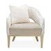 AICO Yvette Accent Chair in Porcini Medium Champagne - Visions in Furniture (La Mirada, CA)