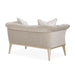 AICO Yvette Chair and A Half in Porcini Medium Champagne - Visions in Furniture (La Mirada, CA)