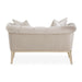 AICO Yvette Chair and A Half in Porcini Medium Champagne - Visions in Furniture (La Mirada, CA)