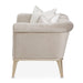 AICO Yvette Chair and A Half in Porcini Medium Champagne - Visions in Furniture (La Mirada, CA)