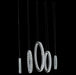AICO Furniture Lighting Large Solar Hoops LED Chandelier image