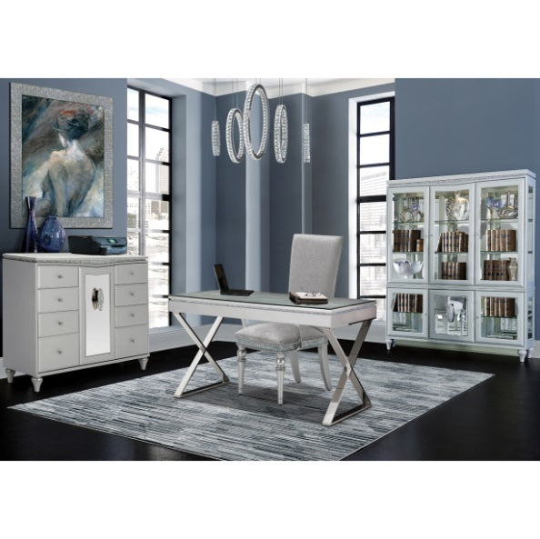 AICO Furniture Lighting Large Solar Hoops LED Chandelier - Visions in Furniture (La Mirada, CA)
