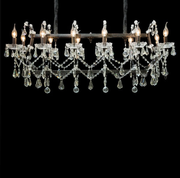 AICO Furniture Lighting Gloucester 12 Light Chandelier - Visions in Furniture (La Mirada, CA)