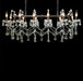 AICO Furniture Lighting Gloucester 12 Light Chandelier - Visions in Furniture (La Mirada, CA)