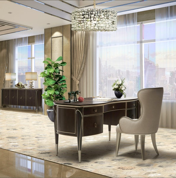 AICO Furniture Lighting Facets 12 Light Chandelier - Visions in Furniture (La Mirada, CA)