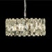 AICO Furniture Lighting Baguette 8 Light Chandelier in Clear - Visions in Furniture (La Mirada, CA)