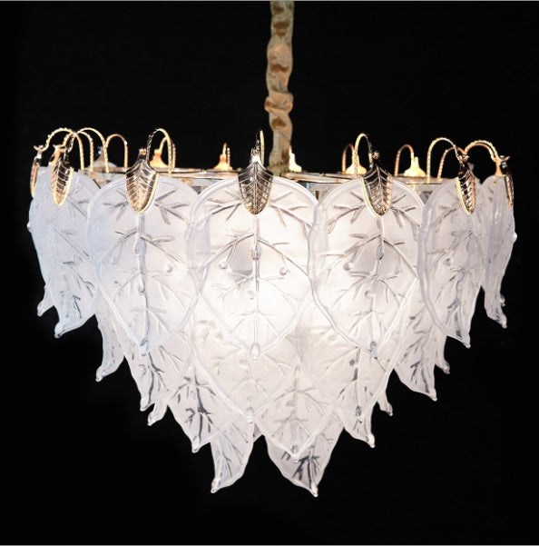 AICO Furniture Lighting Autumn 13 Light Chandelier in Clear - Visions in Furniture (La Mirada, CA)