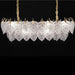 AICO Furniture Lighting Autumn Rectangular Light Chandelier in Clear - Visions in Furniture (La Mirada, CA)