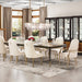 AICO Furniture Lighting Autumn Rectangular Light Chandelier in Clear - Visions in Furniture (La Mirada, CA)