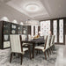 AICO Furniture Lighting Cool Breeze 10 Light Chandelier in Clear - Visions in Furniture (La Mirada, CA)