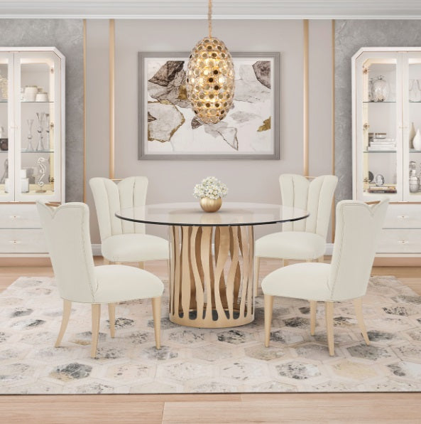 AICO Furniture Lighting Pendant 14 Light Chandelier in Gold - Visions in Furniture (La Mirada, CA)