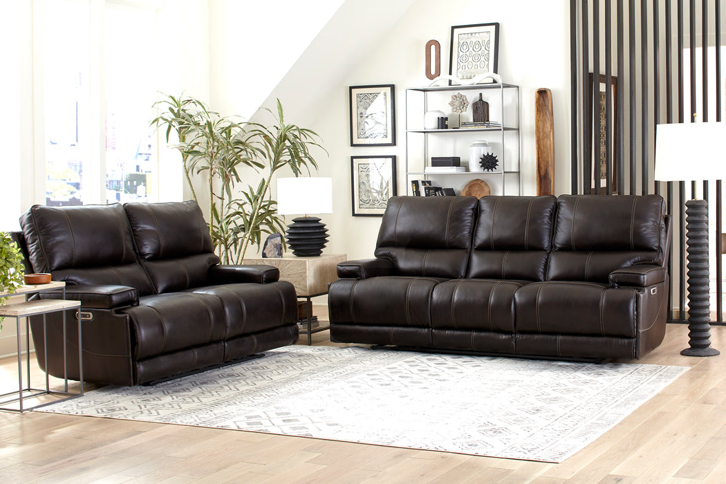 Parker Living Whitman - Verona Coffee - Powered By Freemotion Power Reclining Sofa and Loveseat