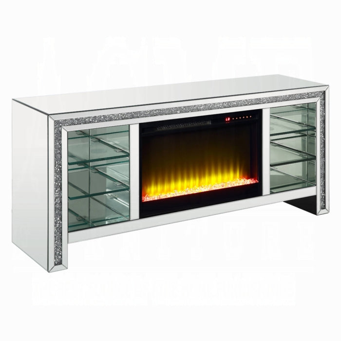 Noralie TV Stand With Fireplace and Led - Visions in Furniture (La Mirada, CA)