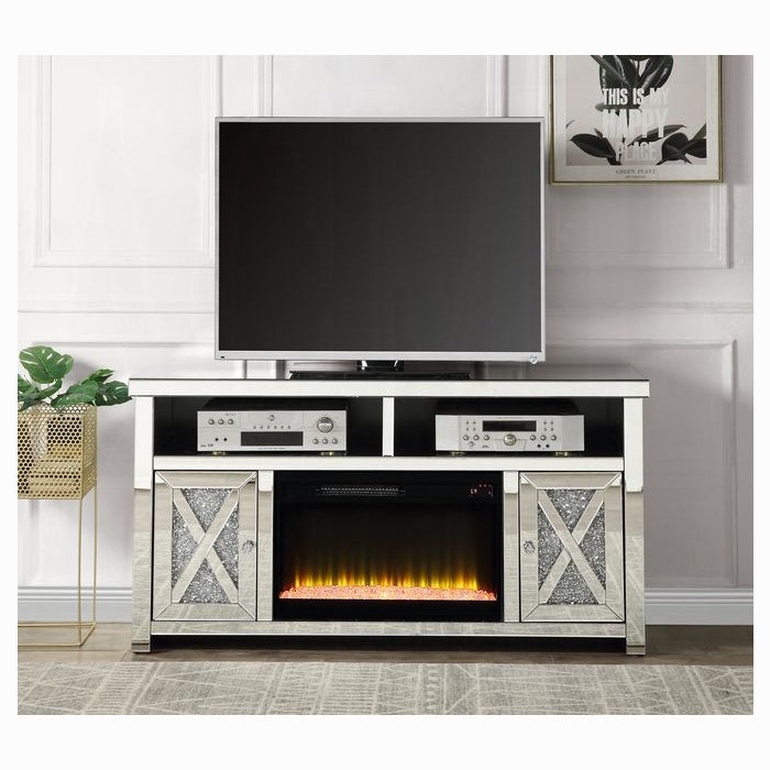 Noralie TV Stand With Fireplace - Visions in Furniture (La Mirada, CA)