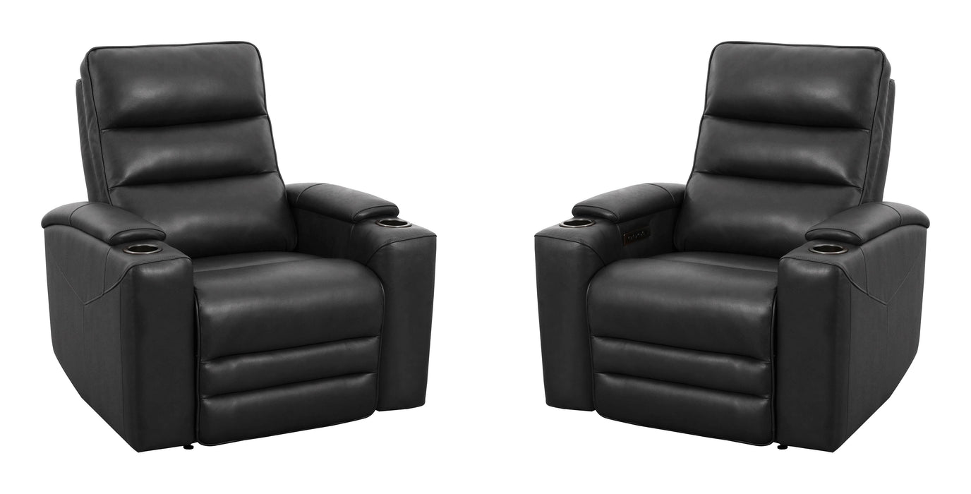 Parker Living Nexus - Autumn Black Zero Gravity Power Recliner P3 Two Pack