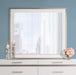 AICO Marquee Wall Mirror in Cloud White - Visions in Furniture (La Mirada, CA)