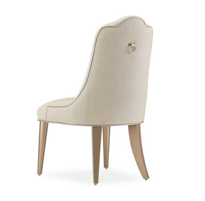 AICO Malibu Crest Side Chair in Chardonnay (Set of 2) - Visions in Furniture (La Mirada, CA)