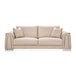 AICO Furniture Mia Bella Bergamo Sofa in Stainless Steel - Visions in Furniture (La Mirada, CA)