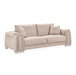 AICO Furniture Mia Bella Bergamo Sofa in Stainless Steel - Visions in Furniture (La Mirada, CA)