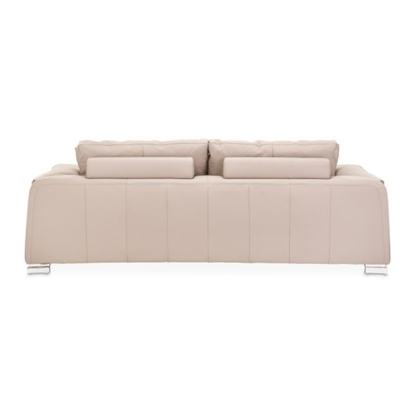 AICO Furniture Mia Bella Bergamo Sofa in Stainless Steel - Visions in Furniture (La Mirada, CA)
