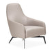 AICO Furniture Mia Bella Bergamo Accent Chair in Stainless Steel - Visions in Furniture (La Mirada, CA)