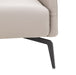 AICO Furniture Mia Bella Bergamo Accent Chair in Stainless Steel - Visions in Furniture (La Mirada, CA)