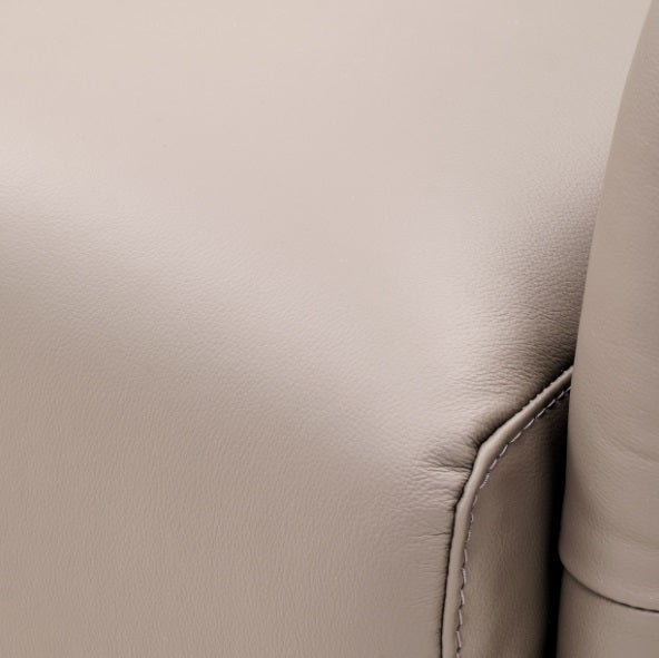 AICO Furniture Mia Bella Bergamo Accent Chair in Stainless Steel - Visions in Furniture (La Mirada, CA)