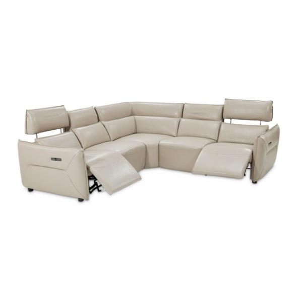 AICO Furniture Verona Storage Console in Light Gray - Visions in Furniture (La Mirada, CA)