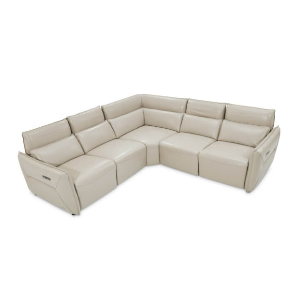 AICO Furniture Verona Storage Console in Light Gray - Visions in Furniture (La Mirada, CA)