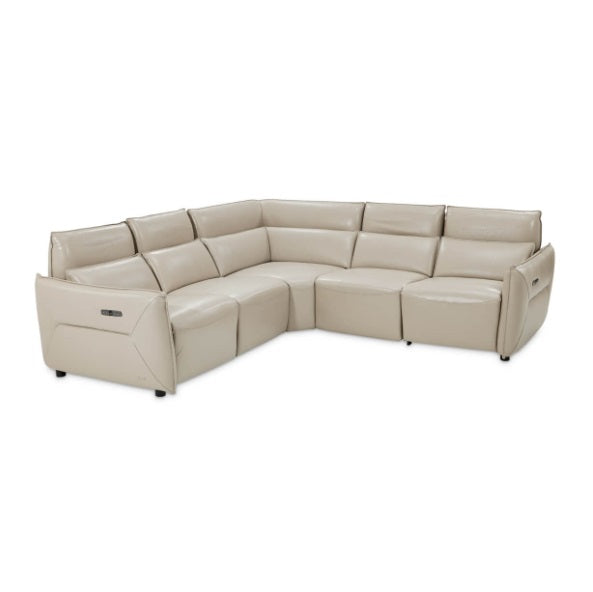 AICO Furniture Verona Corner Wedge in Light Gray - Visions in Furniture (La Mirada, CA)