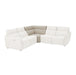 AICO Furniture Verona Corner Wedge in Light Gray image