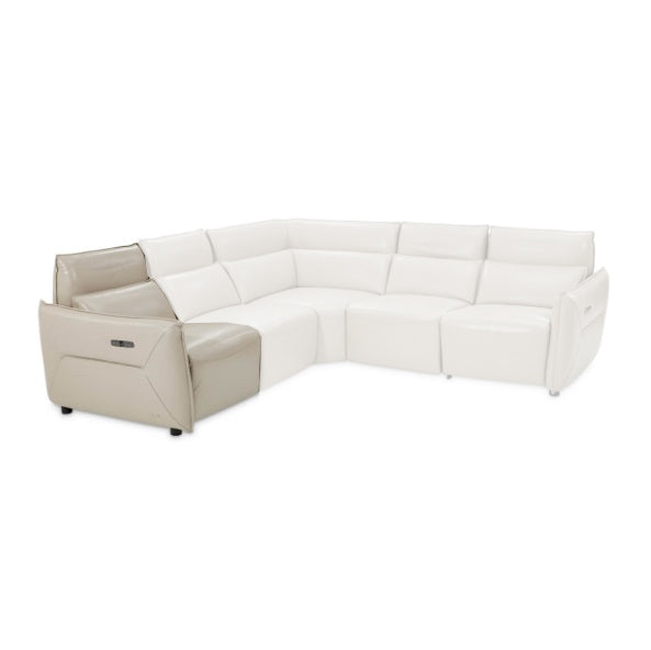 AICO Furniture Verona Storage Console in Light Gray - Visions in Furniture (La Mirada, CA)
