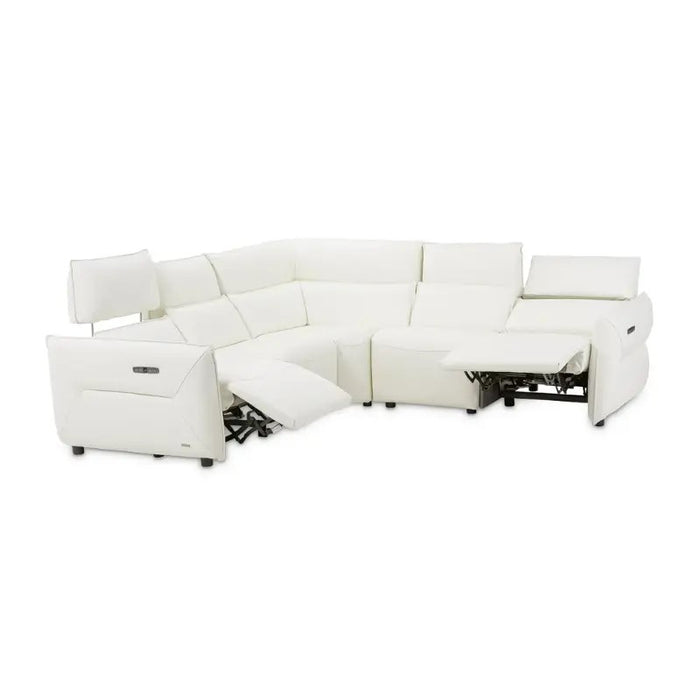 AICO Furniture Verona Corner Wedge in Snow White - Visions in Furniture (La Mirada, CA)