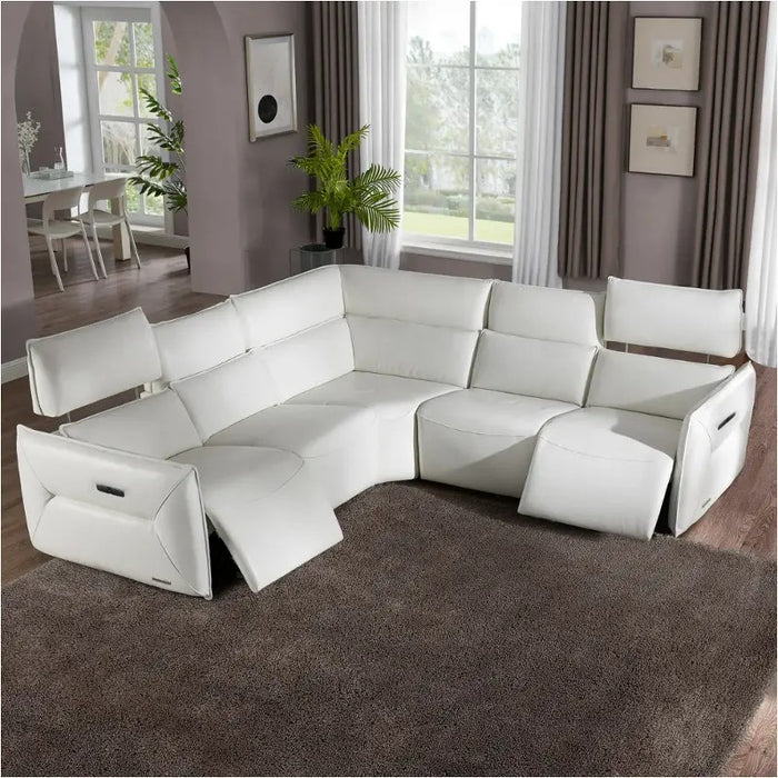 AICO Furniture Verona Corner Wedge in Snow White - Visions in Furniture (La Mirada, CA)