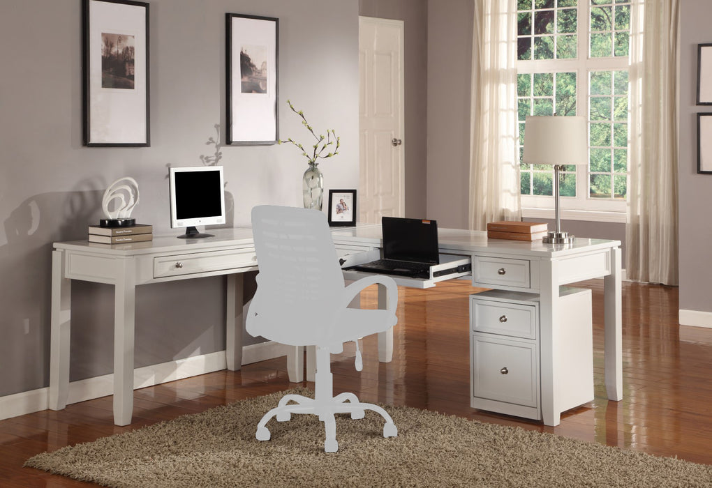 Parker House Boca L Shape Desk with Lateral File