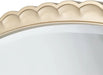 AICO Malibu Crest Oval Wall Mirror in Chardonnay - Visions in Furniture (La Mirada, CA)