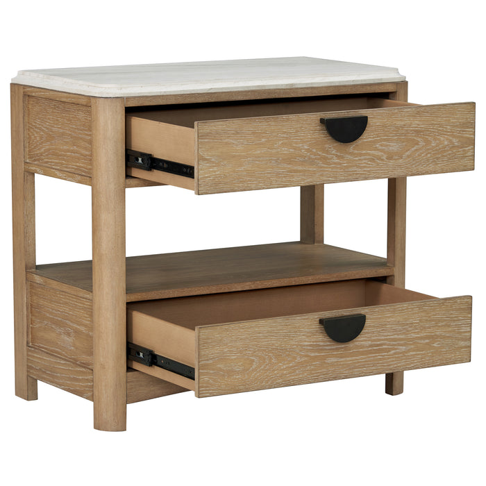 Parker House Escape - Bedroom Queen Panel Bed 2 Nightstands Dresser with Mirror and Chest