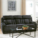 Parker Living Dalton - Lucky Charcoal Power Reclining Sofa Loveseat and Recliner