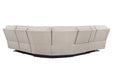 Parker Living Easton - Steamboat Brown 6 Piece Zero Gravity Power Reclining Sectional with Power Adjustable Headrests