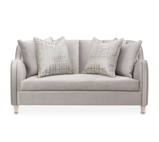 AICO Furniture Roxbury Park Loveseat in Slate - Visions in Furniture (La Mirada, CA)