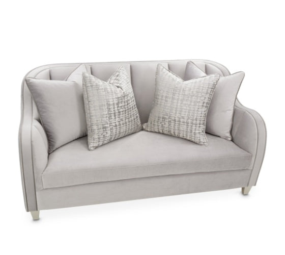 AICO Furniture Roxbury Park Loveseat in Slate - Visions in Furniture (La Mirada, CA)