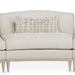 AICO Malibu Crest 3-Piece Sofa Sectional in Pearl Chardonnay - Visions in Furniture (La Mirada, CA)