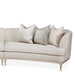 AICO Malibu Crest 3-Piece Sofa Sectional in Pearl Chardonnay - Visions in Furniture (La Mirada, CA)