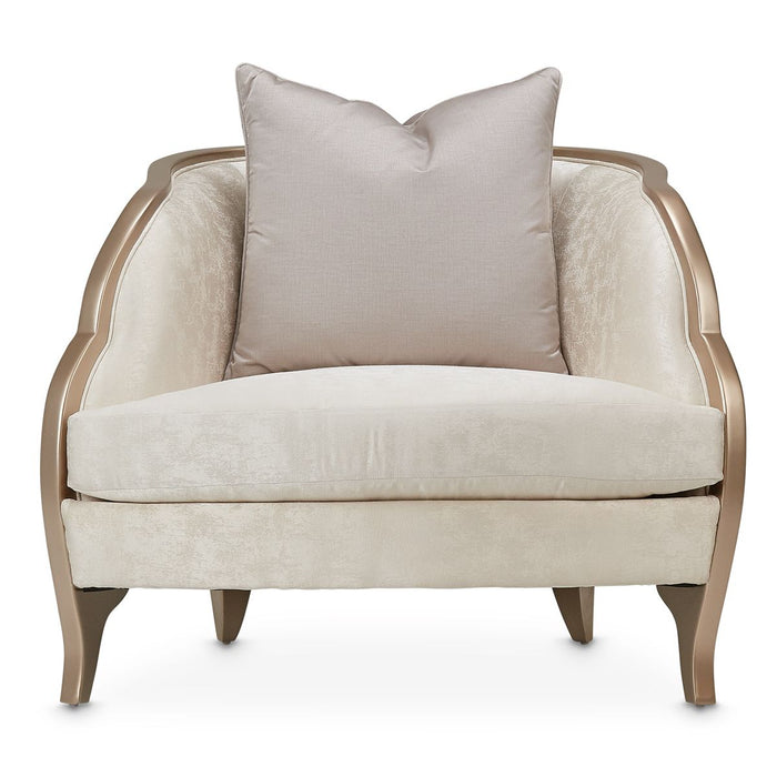 AICO Malibu Crest Chair in Chardonnay - Visions in Furniture (La Mirada, CA)