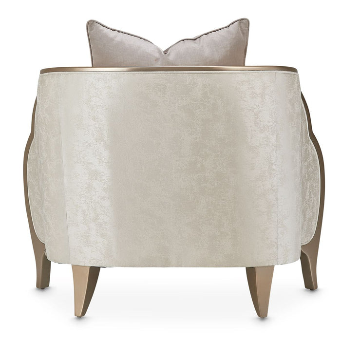 AICO Malibu Crest Chair in Chardonnay - Visions in Furniture (La Mirada, CA)