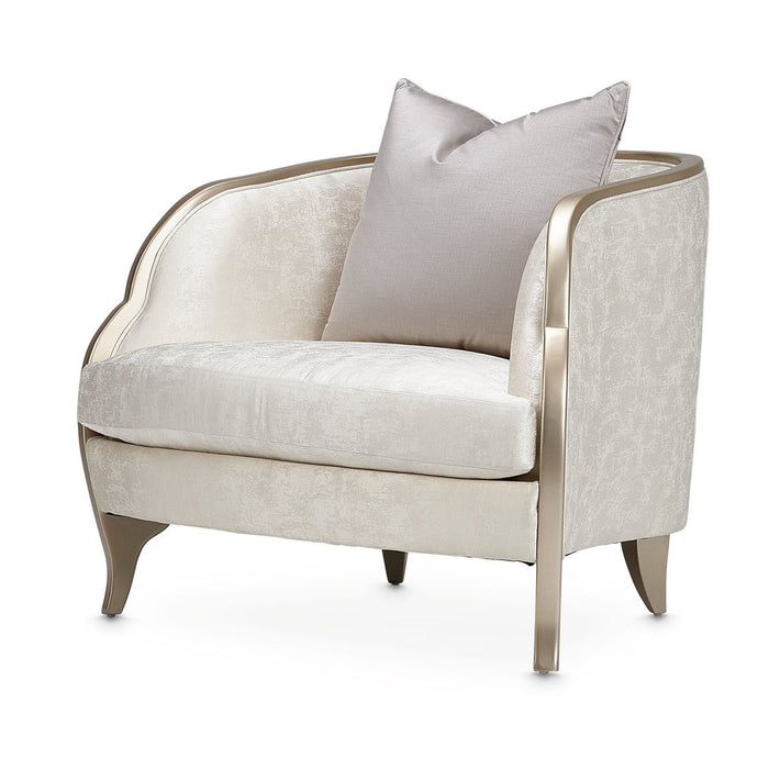 AICO Malibu Crest Chair in Chardonnay - Visions in Furniture (La Mirada, CA)