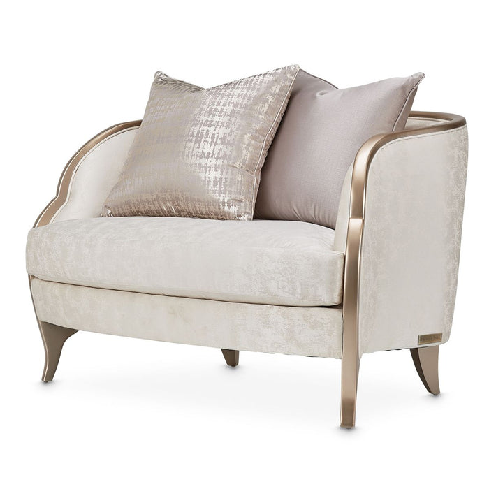 AICO Malibu Crest Chair & A Half in Chardonnay - Visions in Furniture (La Mirada, CA)
