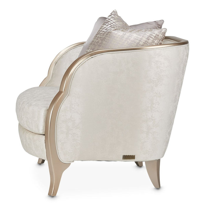 AICO Malibu Crest Chair & A Half in Chardonnay - Visions in Furniture (La Mirada, CA)